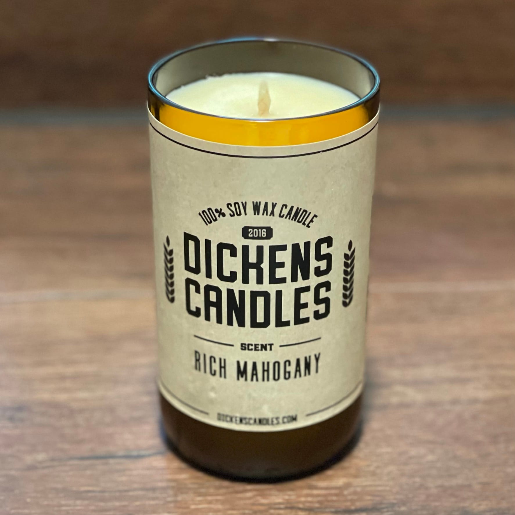Large Dickens Candle
