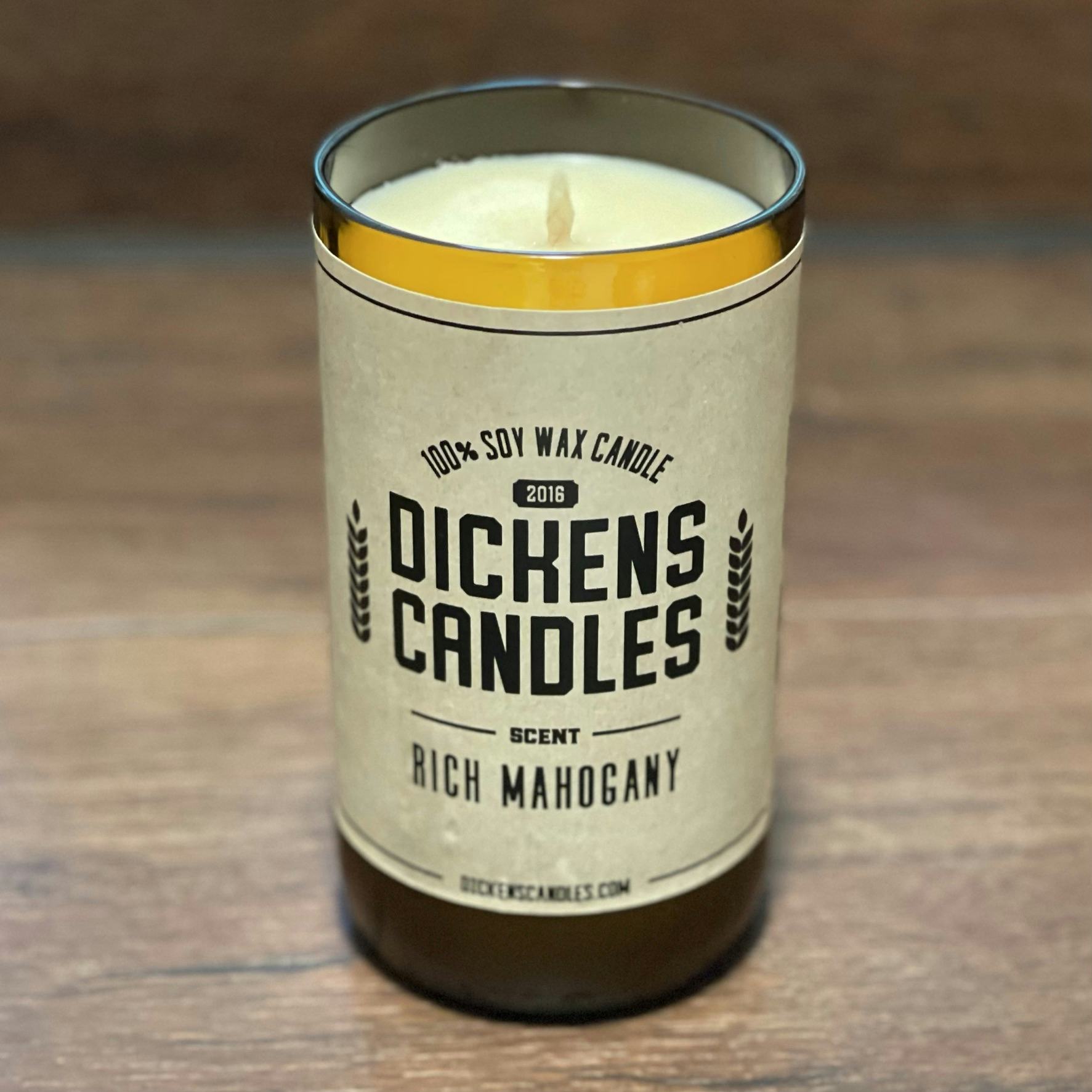 Large Dickens Candle